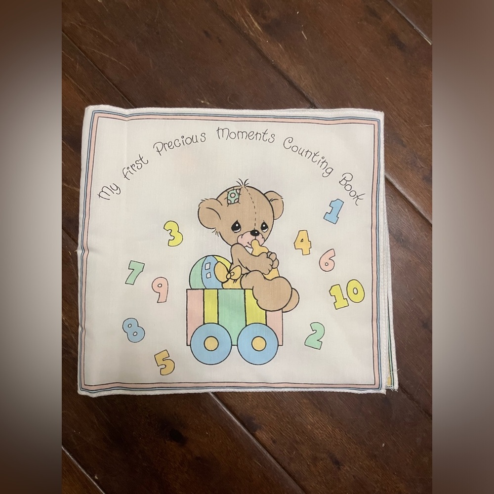 Vintage Precious Moments Counting Fabric Book
